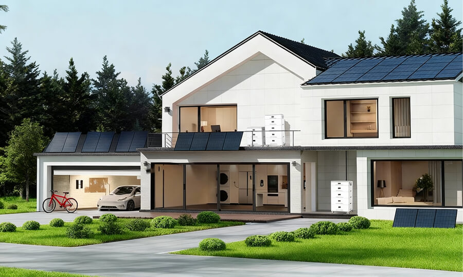 10kW inverter stacked battery system